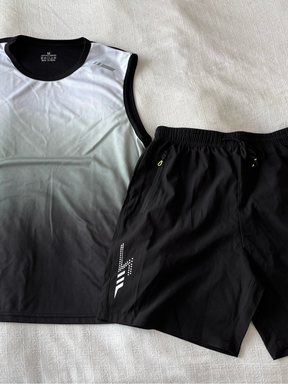 Men's Black Athletic Shorts by Unknown Brand - Lightweight Performance
